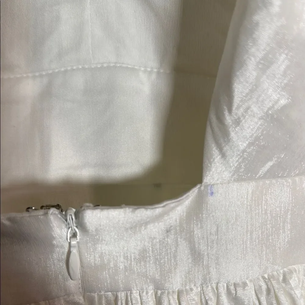 Elegant White Women's Dress from The Vintage Shop Small Formal Wedding Party NWT - Picture 8 of 11